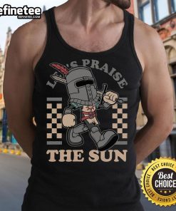 Sun Warrior tank top featuring a vibrant game mascot design for fans of Nice Game merchandise.