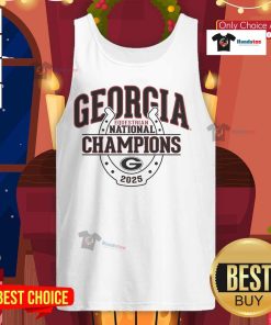 Nice Georgia Bulldogs 2025 NCEA Equestrian National Champions tank top featuring team colors and logo.