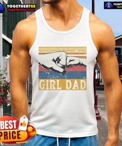 Vintage tank top for Nice Girl Dad, perfect Father's Day gift showcasing a fun design celebrating fatherhood.