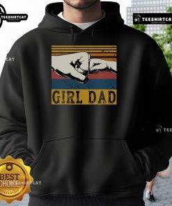 Vintage hoodie for Nice Girl Dad celebrating Fathers Day, perfect gift for fathers of daughters.
