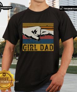 Nice Girl Dad Father Of Girl Fathers Day Vintage T-Shirt design featuring a fun graphic celebrating fatherhood.