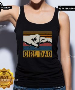 Vintage tank top for Nice Girl Dad celebrating Father's Day, perfect gift for fathers of girls.