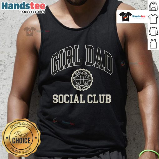 Nice Girl Dad Social Club tank top featuring a stylish design, perfect for proud dads and casual summer wear.