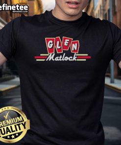 Stylish Glen Matlock Rockabilly logo T-shirt featuring vibrant graphics and a retro design for music lovers.