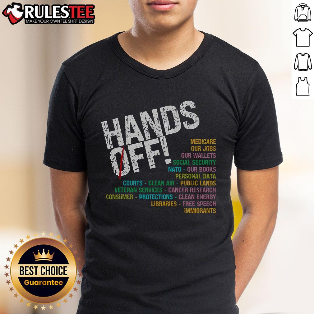 Nice Hands Off Our Freedoms Protect What Matters T Shirt Nice Hands Off Our Freedoms Protect What Matters T-Shirt featuring a bold graphic promoting freedom and personal rights.