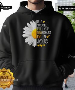Nice in a World Full of Grandmas Be a Jojo Hoodie: Stylish, cozy design perfect for expressing individuality and warmth.