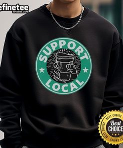 Nice Jaron Myers Support Local sweatshirt featuring a stylish design promoting local businesses.