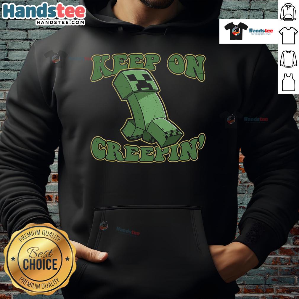 Nice Keep On Creepin' Hoodie Nice Keep On Creepin Hoodie in black, featuring a stylish graphic design perfect for casual streetwear fashion.