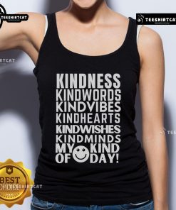 Nice Kindness My Kind Of Day tank top featuring a cheerful design and vibrant colors, perfect for casual summer wear.