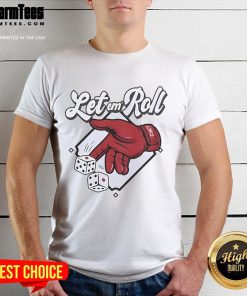 Nice Let Em' Roll Cincinnati Baseball T-Shirt featuring a stylish design perfect for fans of Cincinnati baseball.