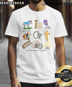 Jesus Easter T-Shirt with 'He Is Risen' design, perfect for celebrating the Christian holiday and sharing uplifting stories.