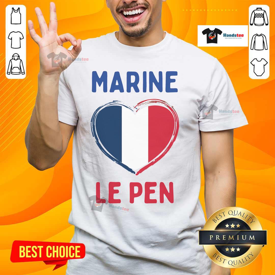 Nice Marine Le Pen France Flag T Shirt Alt Text: Nice Marine Le Pen France flag T-shirt featuring a bold design celebrating French nationalism and politics.