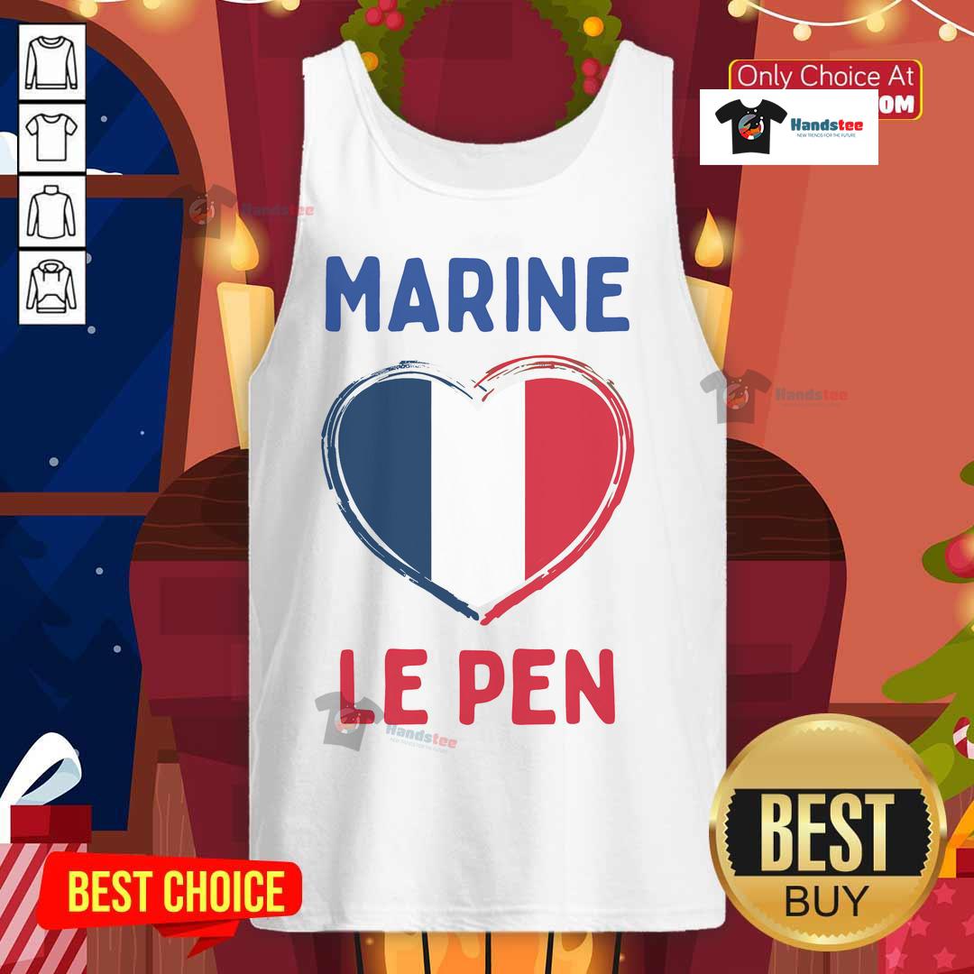 Nice Marine Le Pen France Flag Tank Top Nice Marine Le Pen France flag tank top showcasing patriotic colors and design, perfect for summer fashion.