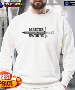 Nice Master of the Swords sweatshirt featuring a bold design and comfortable fit, perfect for fans of fantasy apparel.