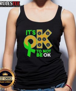Stylish Milwaukee Brewers tank top featuring 'It's OK to Not Be OK' slogan, perfect for fans and casual wear.