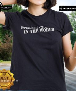 Stylish ladies tee featuring 'Nice Muna: Greatest City in the World' design, perfect for casual wear and city pride.