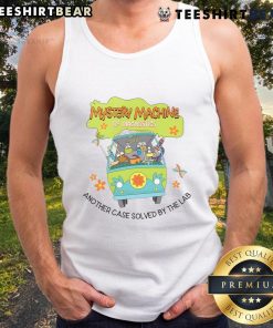 Nice mystery machine of diagnostics featured on a lab tank top, showcasing a fun design for science enthusiasts.