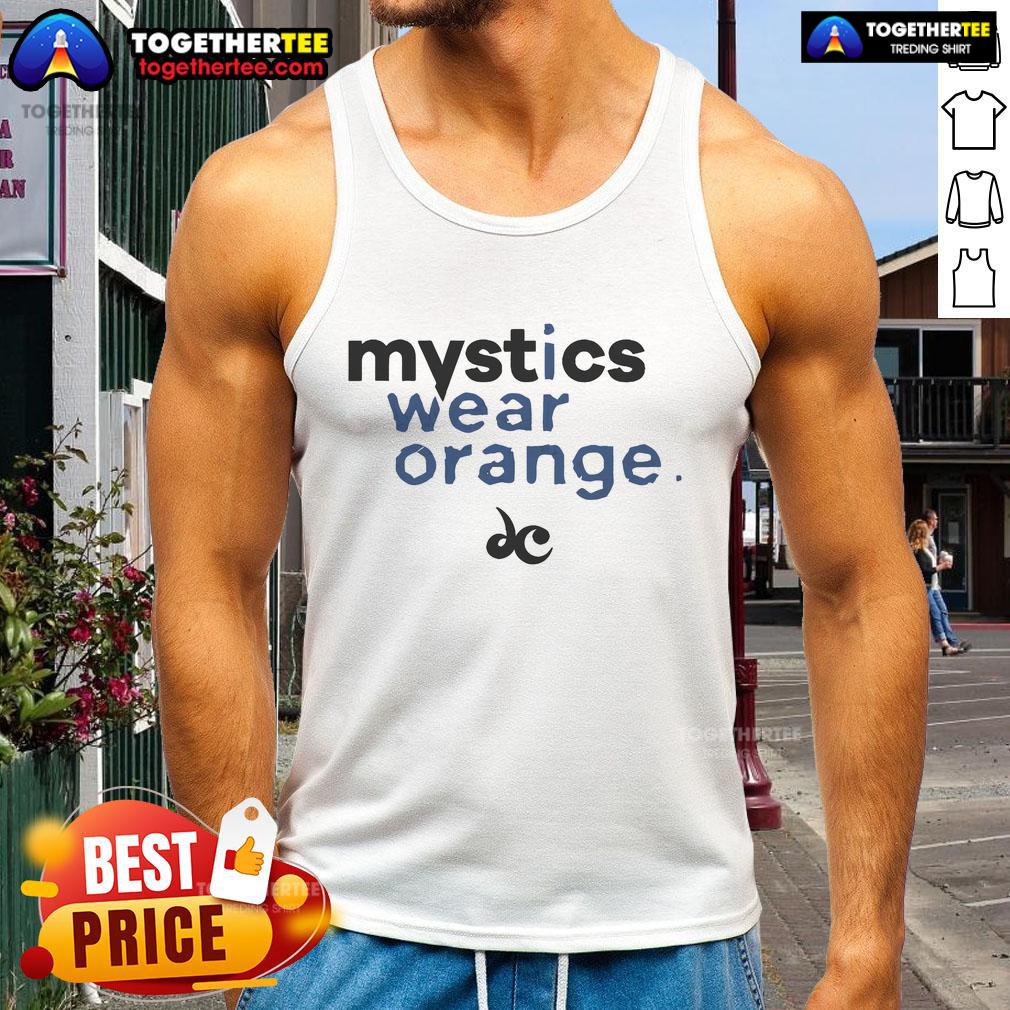 Nice Mystics Wear Orange Tank Top Nice mystics wearing orange tank tops, showcasing vibrant fashion and spiritual vibes in a sunny outdoor setting.