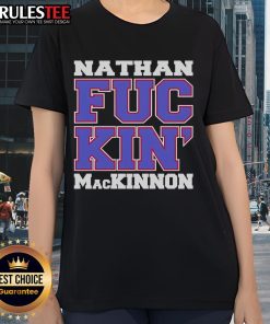 Nice Nathan Fackin Mackinnon Ladies Tee featuring a stylish design and comfortable fit for hockey fans.