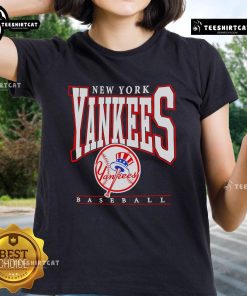 2025 Ladies Tee featuring the stylish New York Yankees baseball logo graphic for fans and fashion lovers.