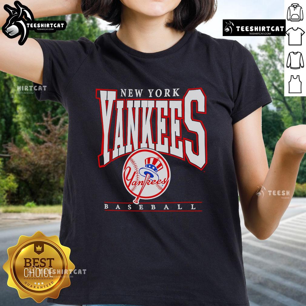 Nice New York Yankees Baseball Logo Graphic 2025 Ladies Tee 2025 Ladies Tee featuring the stylish New York Yankees baseball logo graphic for fans and fashion lovers.