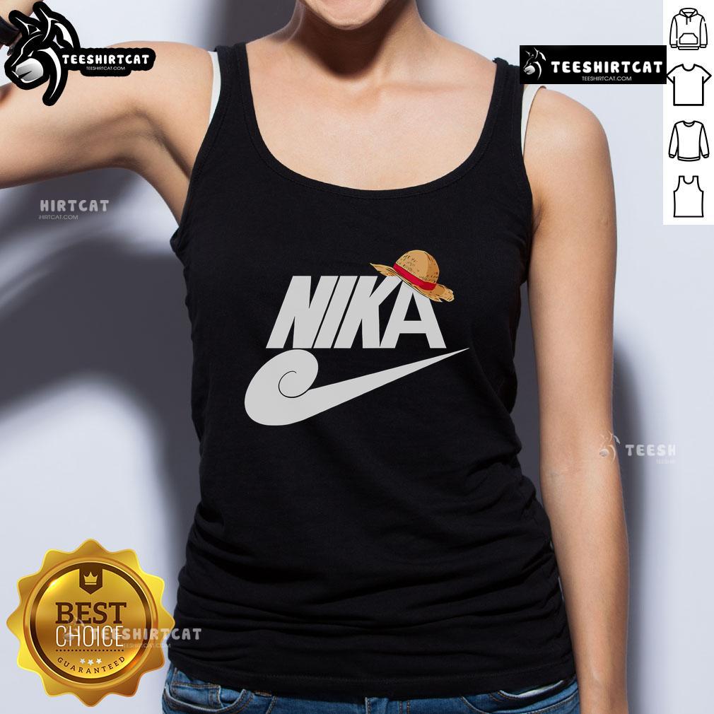 Nice Nika Monkey D. Luffy Hat Tank Top Nice Nika Monkey D. Luffy hat tank top featuring vibrant colors and playful design, perfect for One Piece fans.