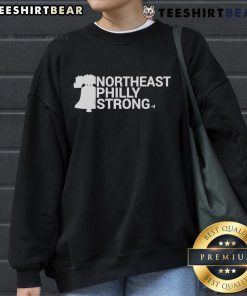 Cozy Nice Northeast Philly Strong Sweatshirt in navy blue, perfect for showcasing local pride and style.
