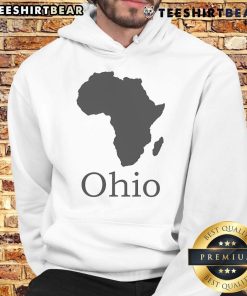 Cozy Nice Ohio Africa hoodie featuring vibrant graphics, perfect for casual wear and showcasing cultural pride.