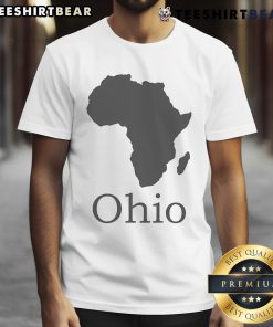 Stylish Nice Ohio Africa T-Shirt featuring vibrant graphics, perfect for showcasing pride in Ohio and African heritage.