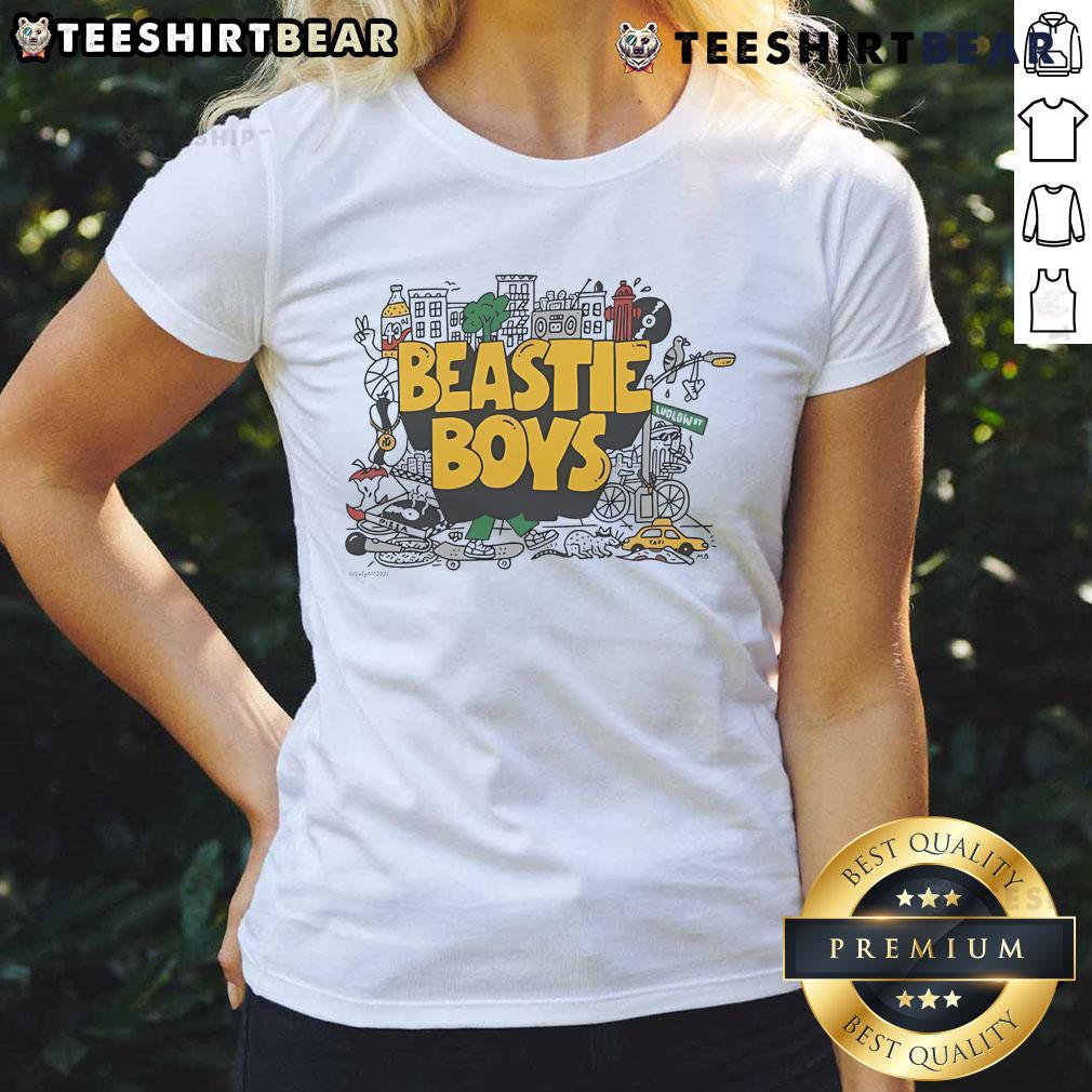 Nice Only Ny X Beastie Boys Collage Ladies Tee Nice Only NY X Beastie Boys Collage Ladies Tee featuring vibrant graphic design and stylish fit for fans.