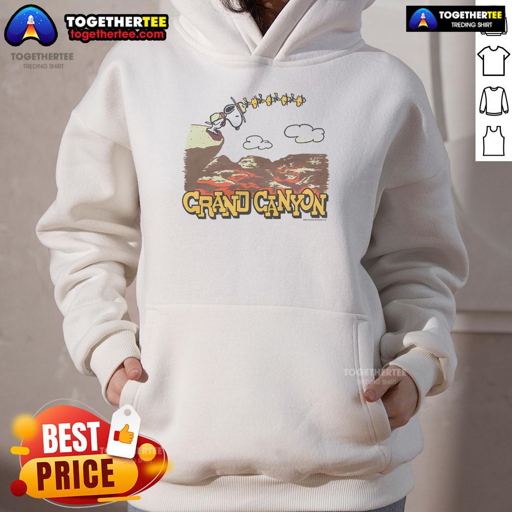 Nice Peanuts Snoopy X Grand Canyon National Park Hoodie Snoopy hoodie featuring Nice Peanuts design at Grand Canyon National Park, perfect for fans and outdoor adventures.