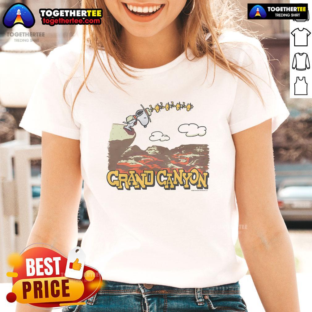 Nice Peanuts Snoopy X Grand Canyon National Park Ladies Tee Nice Peanuts Snoopy X Grand Canyon National Park ladies tee featuring vibrant graphics and a stylish design for fans.