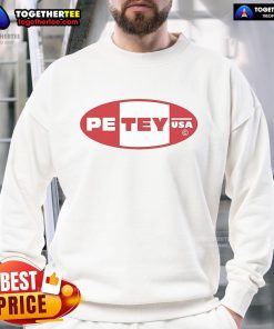 Nice Petey USA Logo Sweatshirt featuring a vibrant design and comfortable fit, perfect for casual wear and fashion lovers.