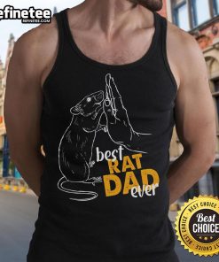 Nice rats tank top for rat lovers, featuring 'Best Rat Dad Ever' design, perfect gift for devoted rat dads.