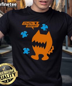 Nice Run Games Chuchu Rocket logo T-shirt featuring vibrant graphics and a playful design for fans of the classic game.