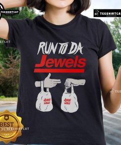 Ladies Tee featuring Nice Run Tu Da Jewels design from Jewel-Osco, perfect for casual wear and stylish comfort.