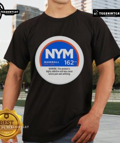 New York Mets baseball T-shirt featuring 'Nice Severe Pain and Suffering' slogan, perfect for passionate fans.
