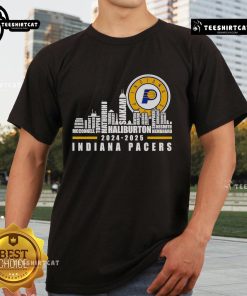 Indiana Pacers Players Name T-Shirt featuring a stylish Nice Skyline design for 2024-2025 season.