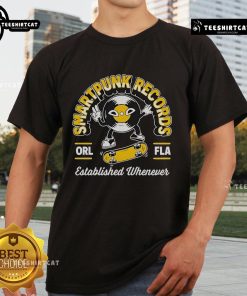 Nice Smartpunk Records Smartflip Orl Fla Whenever Skate T-Shirt featuring a vibrant design and comfortable fit for skaters.