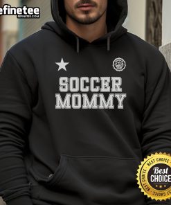 Cozy Nice Soccer Mommy 2025 hoodie in vibrant colors, perfect for stylish support at soccer games and casual outings.