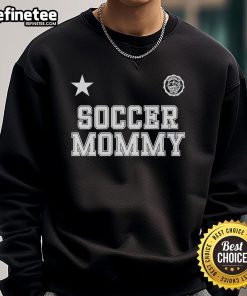 Nice Soccer Mommy 2025 Sweatshirt in vibrant colors, perfect for stylish soccer moms supporting their kids on game day.