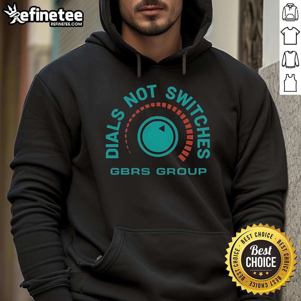 Nice Solutions Global Battlefield Research Group Dials Not Switches Gain Hoodie Nice Solutions Global Battlefield Research Group hoodie featuring dials, not switches, in a stylish design.