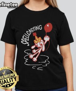 Stylish Nice Spellcasting Balloon Ladies Tee featuring whimsical balloon graphics and vibrant colors, perfect for casual wear.