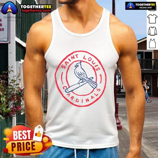 Stylish Nice St. Louis Cardinals tank top featuring team logo, perfect for summer games and sports fans.