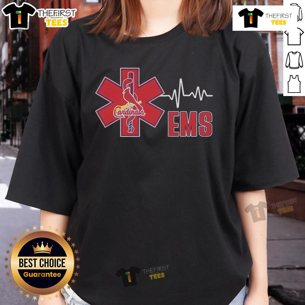 Nice St Louis Cardinals Ems Ladies Tee Stylish Nice St. Louis Cardinals EMS Ladies Tee featuring vibrant team colors and logo, perfect for fans and casual wear.