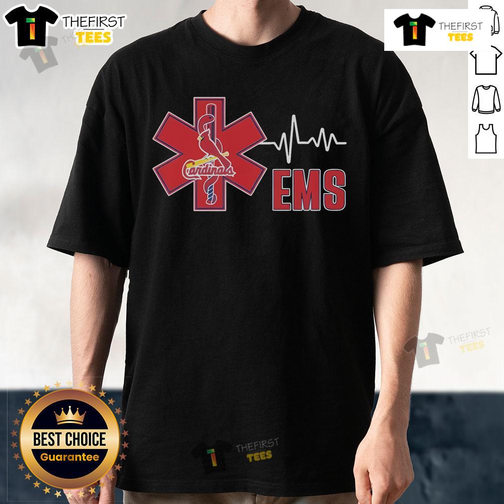 Nice St Louis Cardinals Ems T Shirt Stylish St. Louis Cardinals EMS T-shirt featuring vibrant team colors and logo, perfect for fans and casual wear.