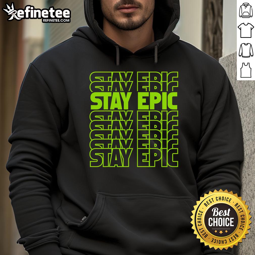 Nice Stay Epic Lime Green Letter Stack Hoodie Alt Text: Epic lime green hoodie with stacked letters, showcasing a stylish and vibrant design for a trendy look.