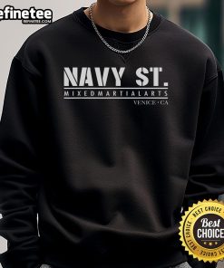 Nice Street MMA Mixed Martial Arts Fighting Sweatshirt in black, showcasing a stylish design for combat sports enthusiasts.