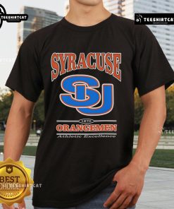 Nice SU Syracuse University Orangemen T-Shirt featuring bold team colors and logo, perfect for fans and alumni.