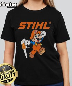 Nice Super Mario ST1HL ladies tee featuring vibrant graphics of Mario, perfect for fans and casual wear.
